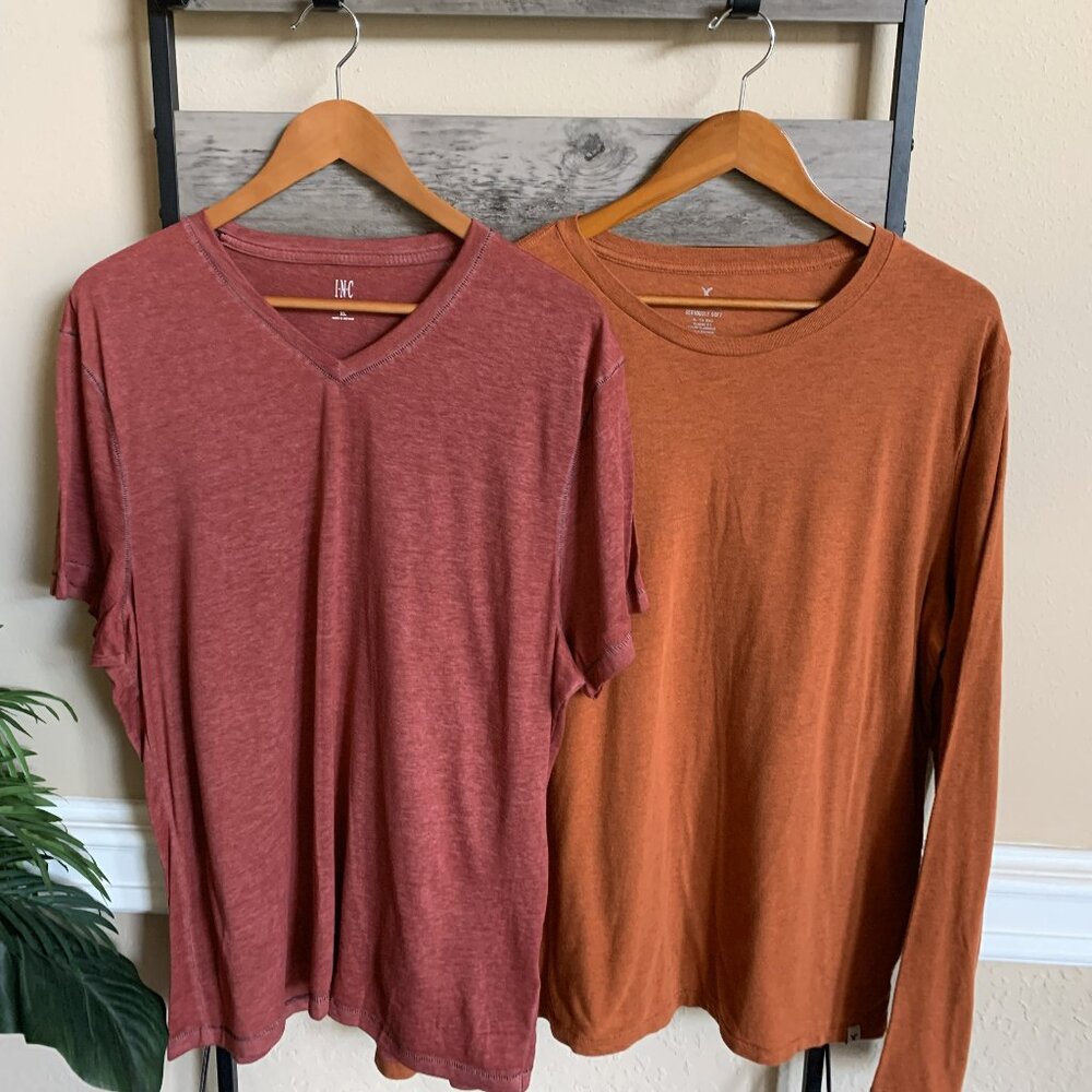 American Eagle Outfitters+ INC International Concepts BUNDLE CASUAL SHIRTS SZ XL